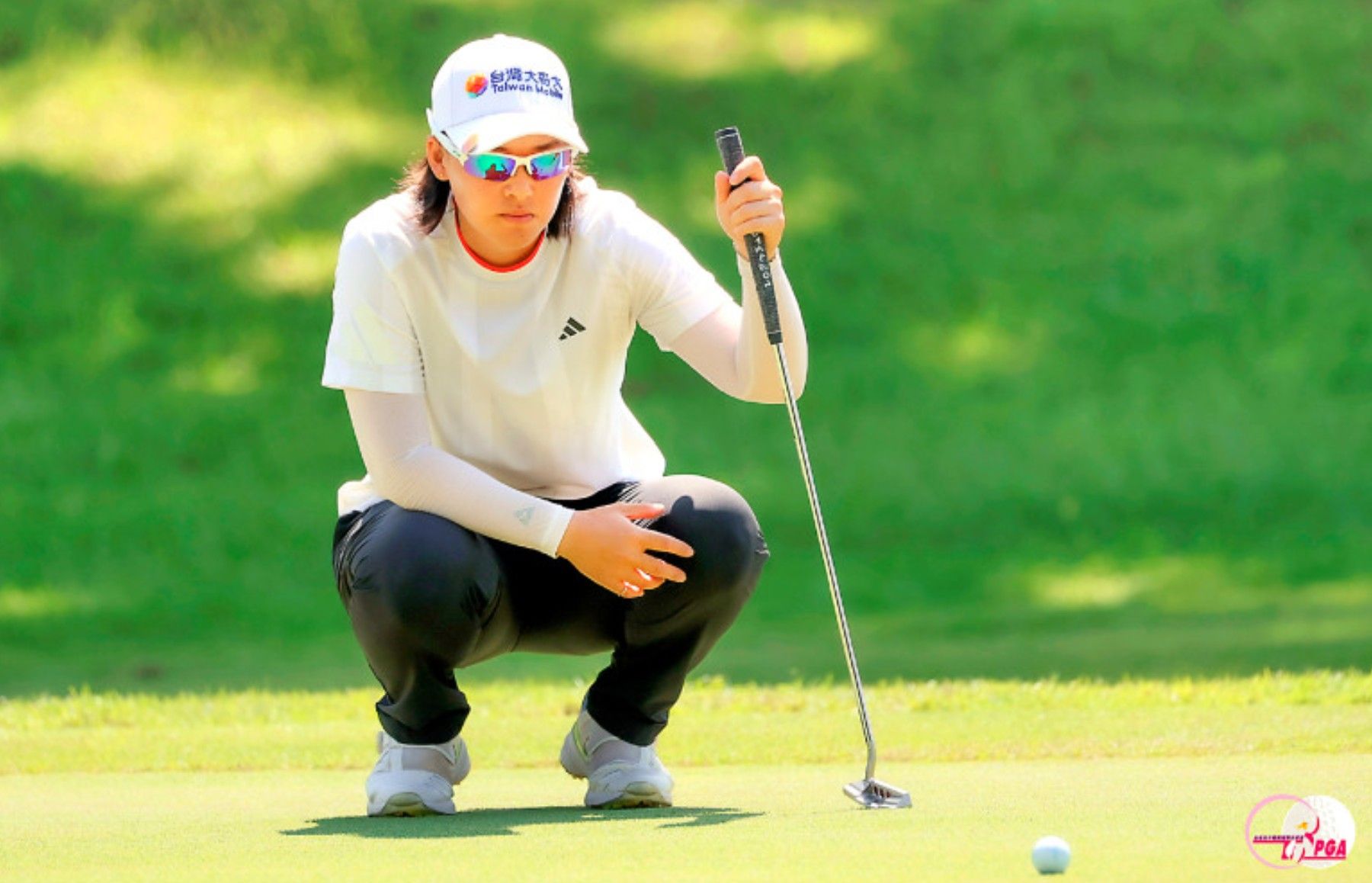 ▲台灣高球好手李旻在建大輪胎盃第2回合打出66桿，排名竄升至並列第二。（圖／大會提供）