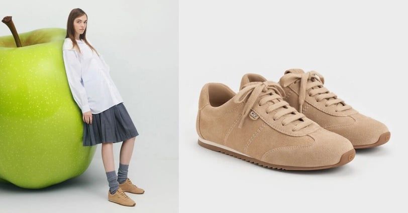 ▲奶茶色球鞋       。（圖／翻攝自IG）