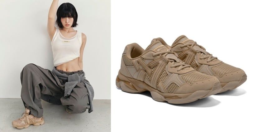 ▲奶茶色球鞋       。（圖／翻攝自IG）