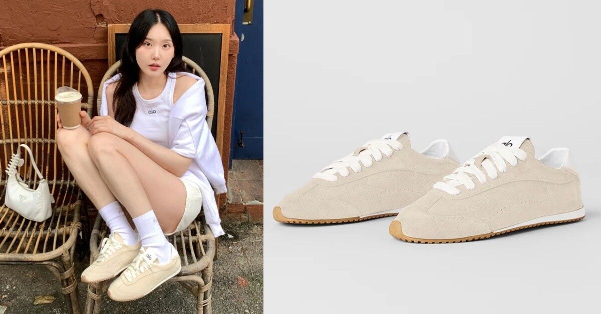 ▲奶茶色球鞋       。（圖／翻攝自IG）