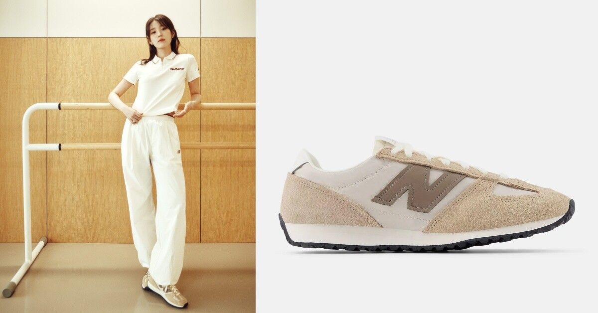 ▲奶茶色球鞋       。（圖／翻攝自IG）