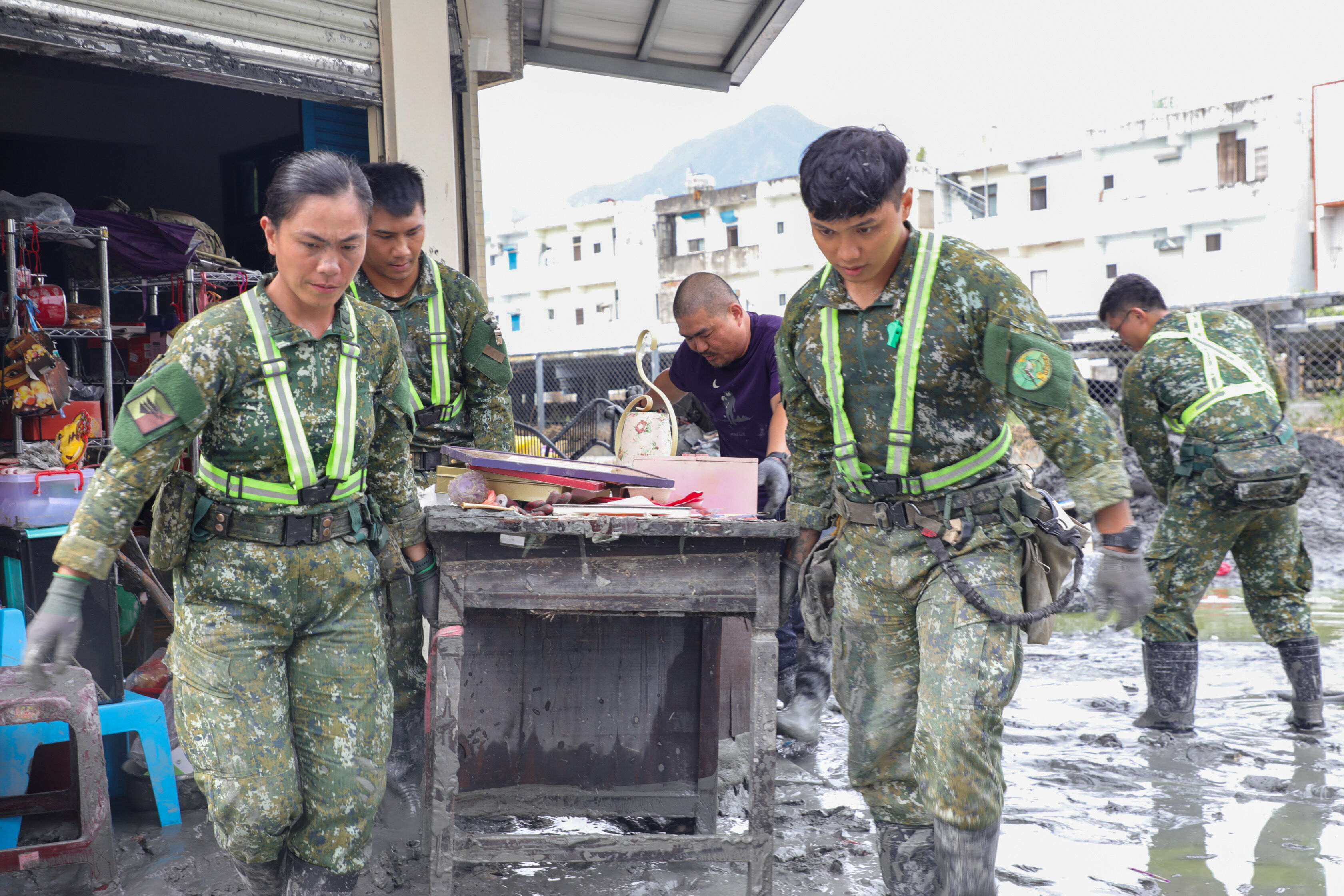 ▲▼國軍赴花蓮救災。（圖／國防部提供）
