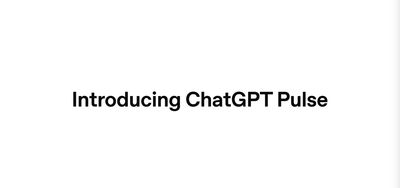 AI搖身一變成「行動日程助理」　ChatGPT Pulse正式登場