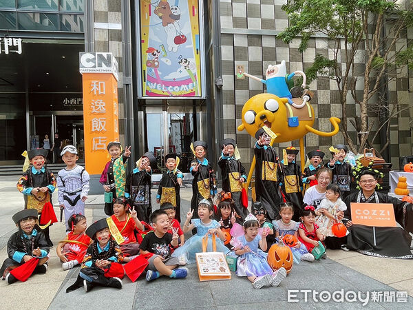 ▲和逸飯店‧台南西門館今年以「COZZI魔法學院」為主題，規劃萬聖系列活動。（記者林東良翻攝，下同）