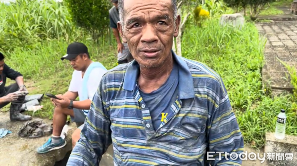 ▲▼花蓮蔡姓男子嘗試過河尋找二姊與二姊夫。（圖／記者莊喬迪攝）