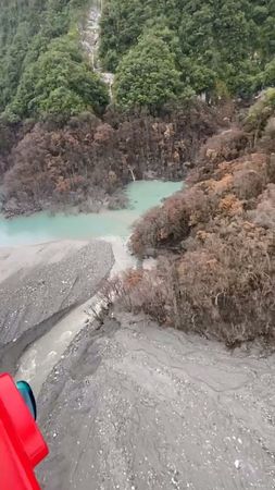 ▲▼       堰塞湖低空拍攝首度曝光      。（圖／丁湘泉提供）