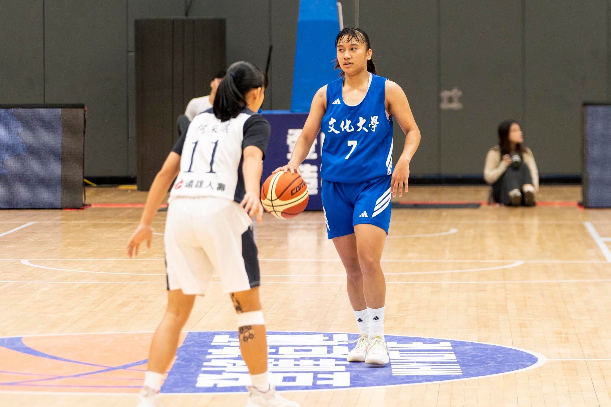 ▲▼2025登峰造極籃球公益表演賽；文化大學李恩芯；國立體大胡晉豪；深圳大學張楚玉；臺灣師大 李翊銨。（圖／登峰造極青年籃球賽提供）