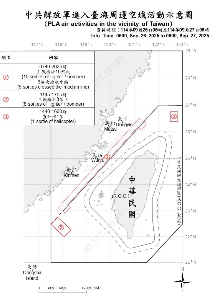 ▲▼共機動態。（圖／國防部提供）