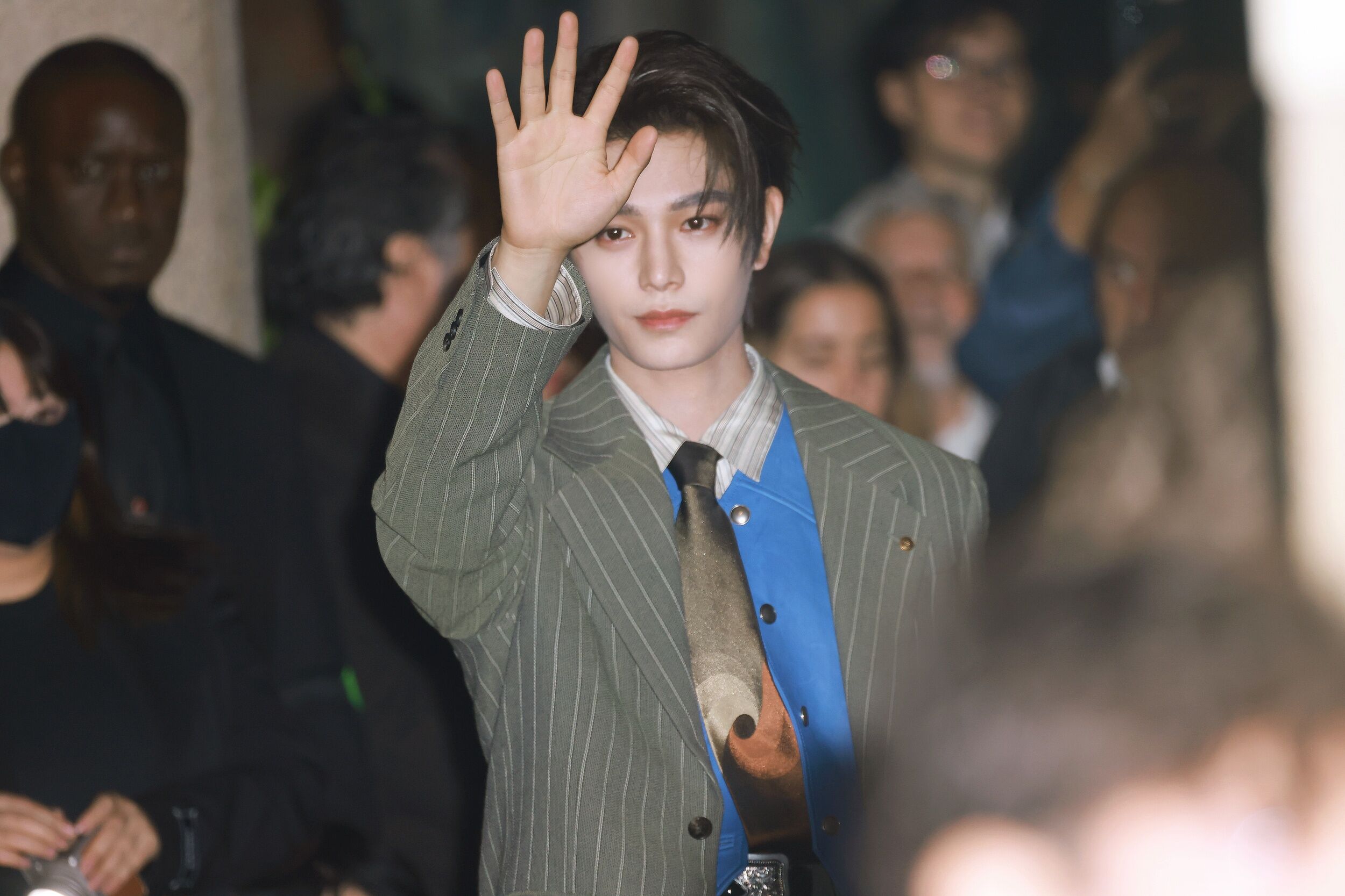 ▲丁禹兮出席米蘭時裝周。（圖／AFP／VCG）