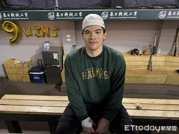 ▲13戰僅1轟期間打擊率跌至1成95　張肇元談近況與賽季心境。（圖／記者胡冠辰攝）