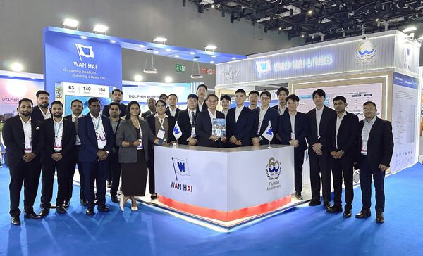 ▲萬海再度參加印度國際水產雙年展 。（圖／萬海提供）