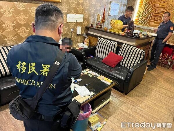 ▲▼    嘉義移民署破獲仲介公司假引進迫移工來臺賣淫  。（圖／嘉義移民署提供）