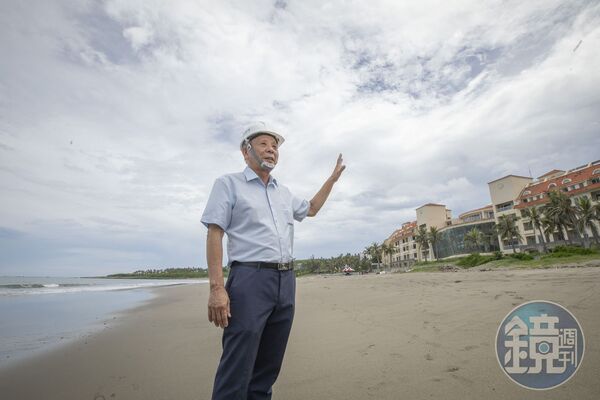 儘管國旅市場陷入衰退困境，富野集團董事長劉清郎的拓點腳步卻沒放緩，他身旁的「杉原方舟」是最新據點，未來將打造為海洋文化和自然體驗基地。