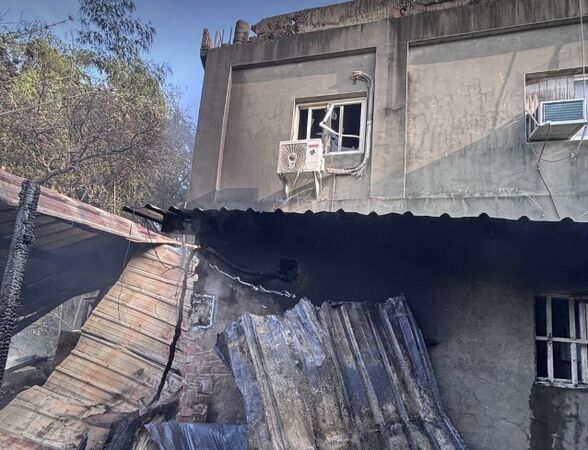 ▲彰化伸港鄉上午民宅發生火警。（圖／消防提供）