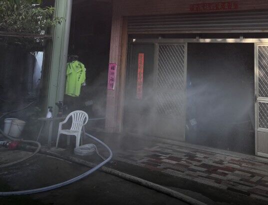 ▲彰化伸港鄉上午民宅發生火警。（圖／消防提供）