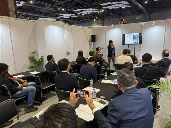 ▲日本商社分享拓展印度市場交流會情形。（圖／貿協提供）