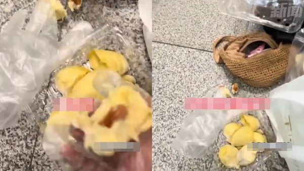 ▲▼上不了飛機！陸客「10分鐘吃7斤榴蓮」：放屁都是榴蓮味。（圖／翻攝微博）