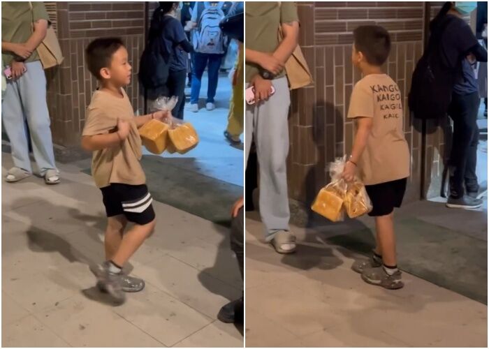 ▲▼花蓮光復站「天使弟弟」暖發麵包。（圖／網友zhen_5.4授權提供，請勿隨意翻拍。經家長同意使用）