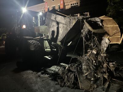 國軍連夜救災 今再增250員投入社區環境消毒、廢棄物清理