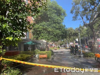 師大教學大樓三樓傳火警！警消急拉封鎖線　冷氣、音響全燒毀