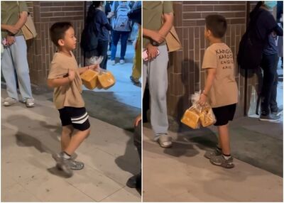 「天使弟弟」光復車站害羞送暖：你要麵包嗎？　畫面感動9萬網友