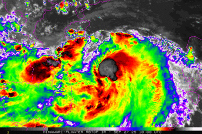 浣熊「還在海上亂跑」詭轉圈 太平洋雙中颱!博羅伊登陸