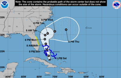 「伊美黛颶風」將生成！佛州東岸嚴防強風豪雨　南卡宣布緊急狀態