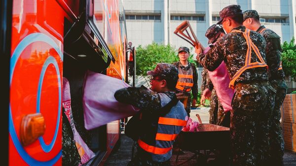 ▲▼國軍赴花蓮光復鄉救災現況。（圖／國防部提供）