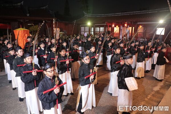 ▲台南市114年度秋祭大成至聖先師孔子釋奠典禮於孔廟大成殿隆重舉行。（記者林東良翻攝，下同）
