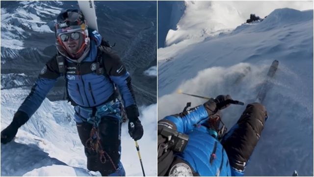 ▲▼全球第1人！　波蘭登山家「無氧攻頂聖母峰」又滑雪下山。（圖／翻攝IG）