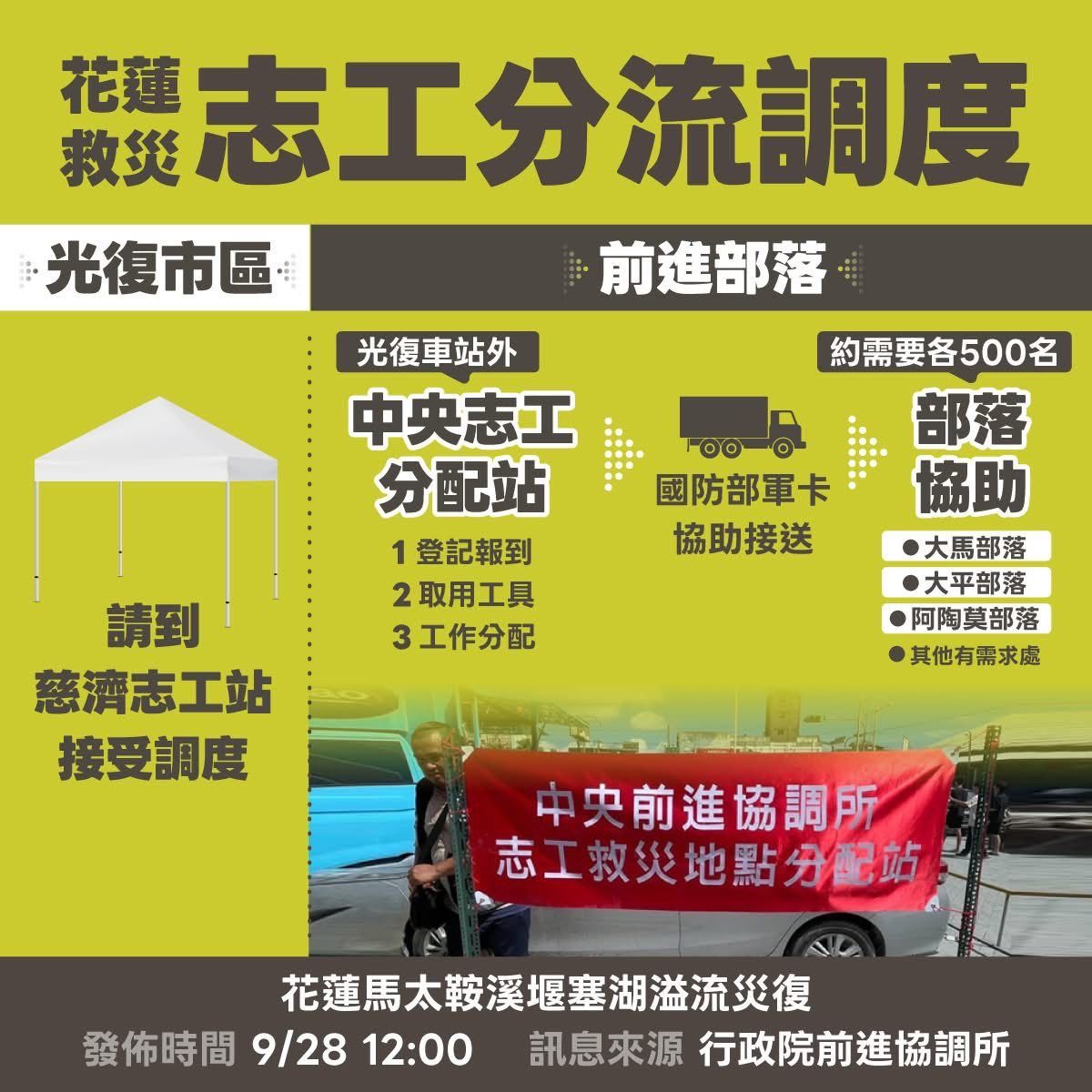 ▲光復鄉大同村偏遠急需人力。（圖／翻攝自Facebook／石明謹）