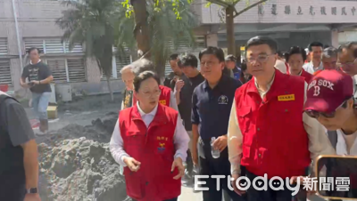 這次不吵了！卓榮泰、徐榛蔚、傅崐萁3人同框勘災　互相表達感謝