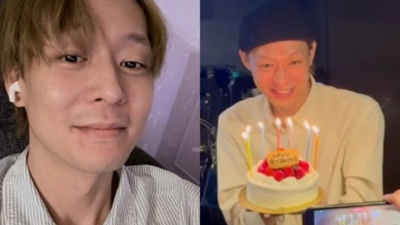 朴有天敗訴判賠5億！人在日本捧蛋糕笑了　稀疏髮量掀熱議