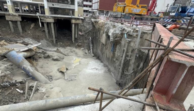 曼谷50m深天坑「持續灌水泥」填坑! 當局曝修復進度:至少要2周