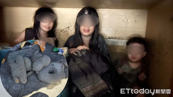 ▲▼          軍人妻抱3子惡水中躲衣櫃逃生！女兒最愛「嚕嚕米」找到了變黑嚕嚕   。（圖／記者劉邠如攝）