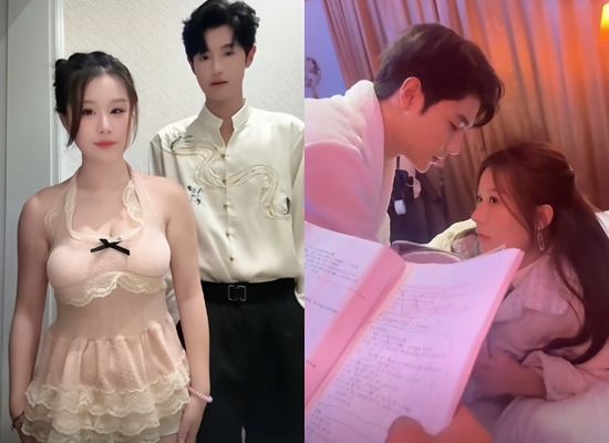 ▲短劇男星丟包劇組「去哄女友」。（圖／翻攝自抖音）