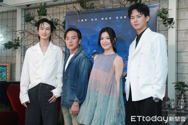 ▲▼《星空下的黑潮島嶼》金鐘入圍媒體茶敘-吳念軒、黃河、睦媄、劉承恩。（圖／記者周宸亘攝）