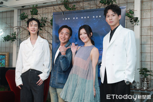 ▲▼《星空下的黑潮島嶼》金鐘入圍媒體茶敘-吳念軒、黃河、睦媄、劉承恩。（圖／記者周宸亘攝）