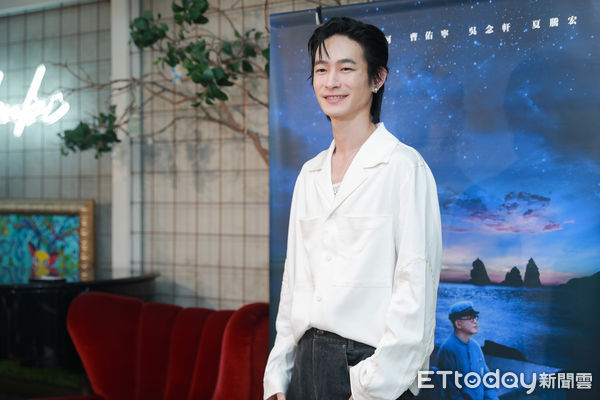 ▲▼《星空下的黑潮島嶼》金鐘入圍媒體茶敘-黃河。（圖／記者周宸亘攝）