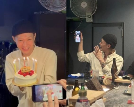 ▲▼ 朴有天敗訴判賠5億！人在日本捧蛋糕笑了　稀疏髮量掀熱議。（圖／翻攝自朴有天IG）