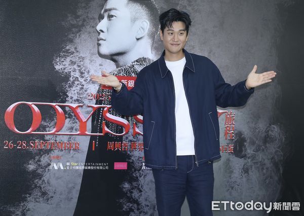 ▲周興哲現身慶功記者會。（圖／記者李毓康攝）