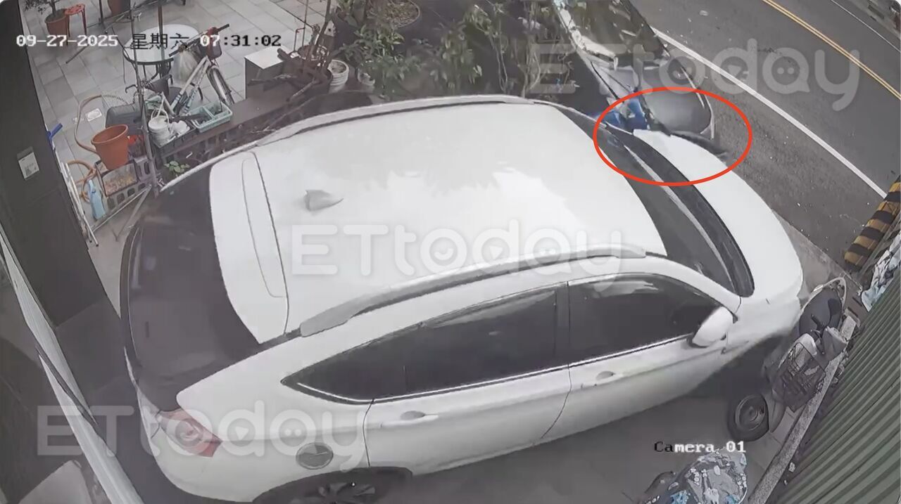 獨／休旅車狂衝！駕駛低頭撿食物撞民宅毀4車　屋主心酸曝巧合