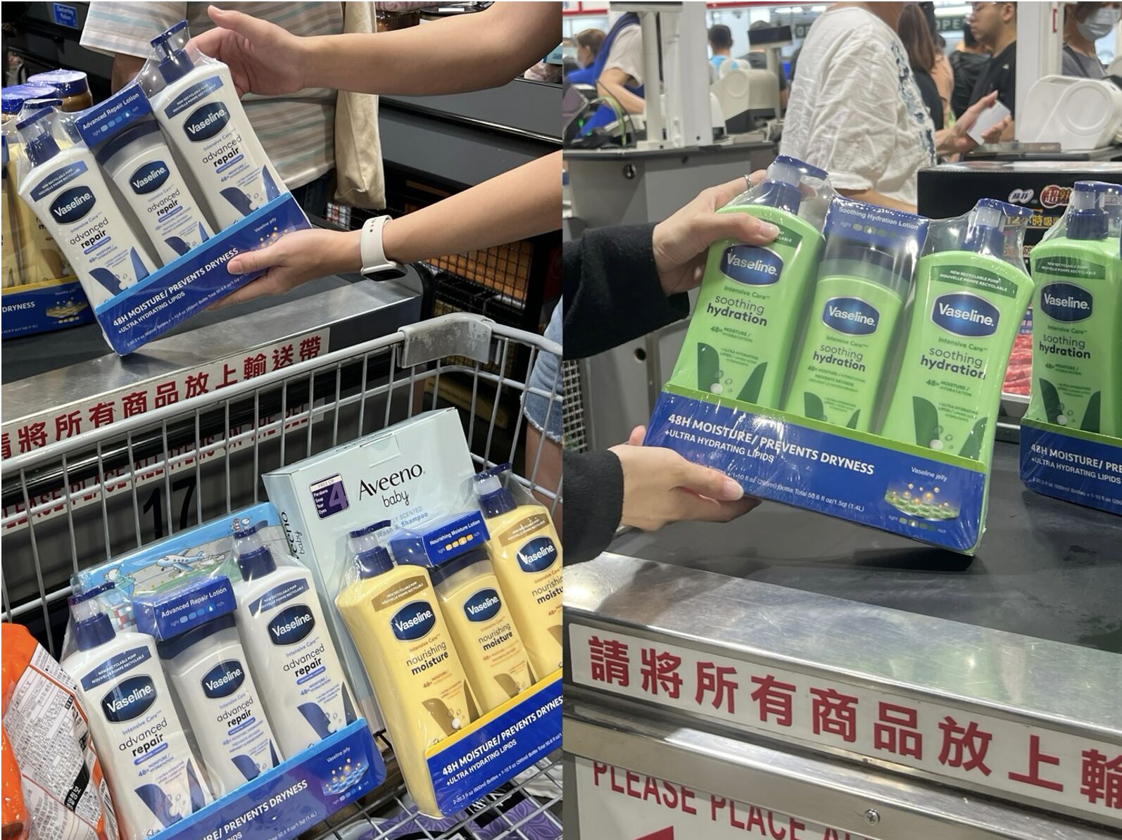 ▲▼入秋乾癢不用愁！凡士林超熱賣潤膚露「3瓶300元有找」引爆美式賣場囤貨潮。（圖／ETtoday）