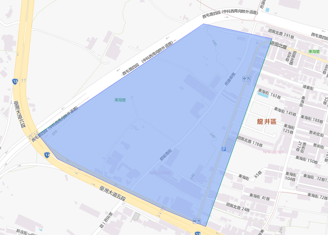 ▲▼臺中市/龍井區/臺灣大道五段、遊園北路、遠東街、都會南街。（圖／台灣自來水公司）