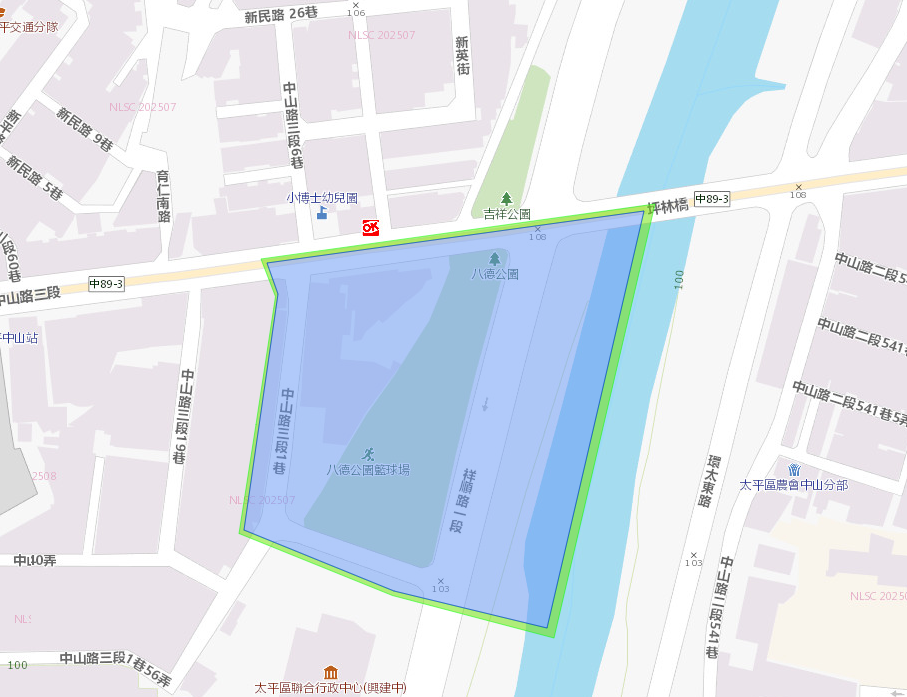 ▲▼(太平區：宜昌里（部分）、中山里（部分）。)台中市太平區中山路三段1巷以北，祥順路一段以西，中山路三段1巷以東，中山路三段以南等鄰近巷弄一帶。（圖／台灣自來水公司）