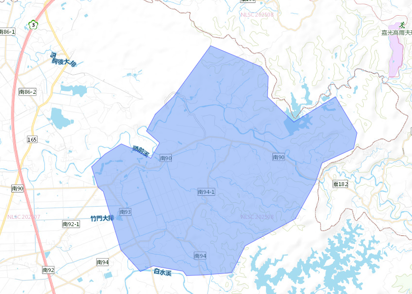 ▲▼臺南市/白河區/崎內里。（圖／台水）