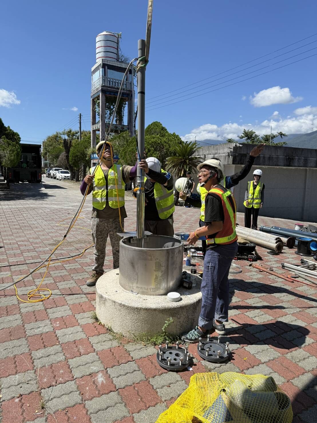▲台水宣布光復鄉本期水費免收，全力推動復水。（圖／台水公司）