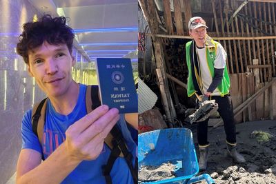 法裔主持人赴花蓮救災遭酸「穿綠背心作秀」　曝五進災區心聲：很委屈