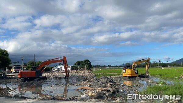 ▲▼花蓮光復鄉受堰塞湖潰壩衝擊，農業相關產業損失近4億。（圖／記者王兆麟翻攝，下同）
