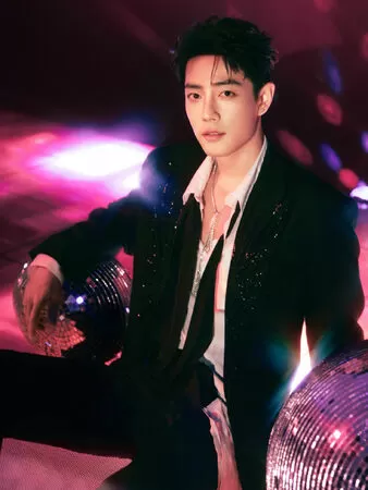 ▲▼肖戰出席「灣區升明月」晚會演唱，台下遇女子ˇ強索簽名。（圖／翻攝自微博）